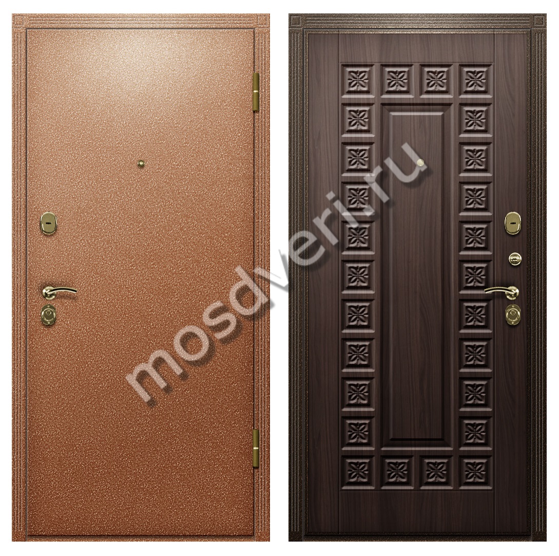 Дверь с терморазрывом с порошковым напылением и МДФ - купить от производителя Мосдвери Дверь с терморазрывом с порошковым напылением и МДФ