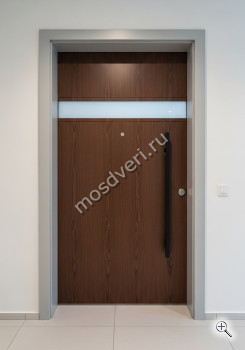 Широкая входная дверь в квартиру коричневая - купить от производителя Мосдвери Широкая входная дверь в квартиру коричневая