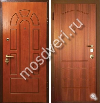 Металлическая дверь в квартиру с отделкой МДФ - купить от производителя Мосдвери Металлическая дверь в квартиру с отделкой МДФ